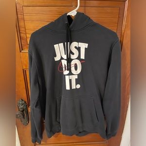 Large - Nike Hoodie (Just Do It)